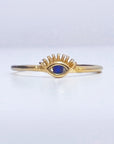 Blue Evil Eye Ring