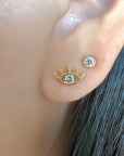 Eye Cubic Zirconia Stud