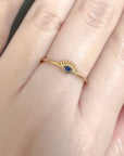 Blue Evil Eye Ring